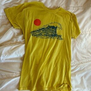 Yellow Wave Tee